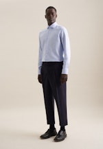 Shaped Business shirt Structure in Light Blue |  Seidensticker Onlineshop