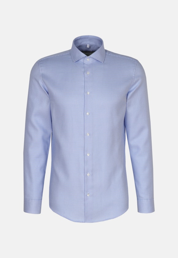 Shaped Business shirt Structure in Light Blue |  Seidensticker Onlineshop