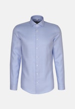 Shaped Business shirt Structure in Light Blue |  Seidensticker Onlineshop