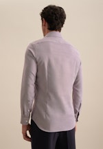 Shaped Business Hemd Struktur in Lila |  Seidensticker Onlineshop