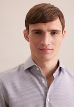 Shaped Business Hemd Struktur in Braun |  Seidensticker Onlineshop