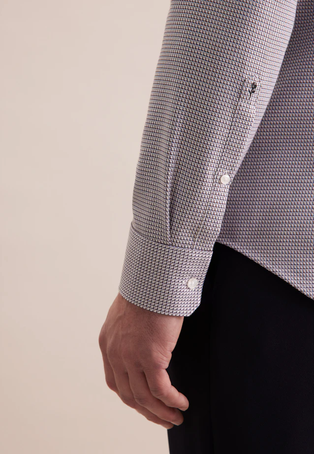 Shaped Chemise d'affaires Structure in Marron |  Seidensticker Onlineshop