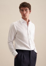 Regular Business Shirt Uni in White |  Seidensticker Onlineshop