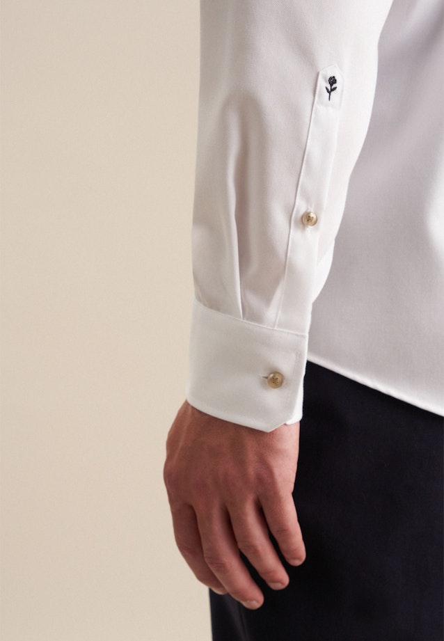 Regular Business Shirt Uni in White |  Seidensticker Onlineshop