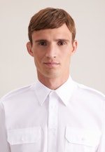 Regular Chemise de pilote Uni in Blanc |  Seidensticker Onlineshop