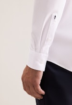 Regular Pilotenhemd Uni in Weiß |  Seidensticker Onlineshop