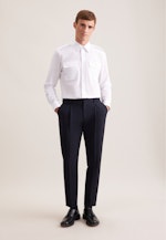 Regular Chemise de pilote Uni in Blanc |  Seidensticker Onlineshop