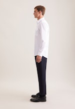 Regular Chemise de pilote Uni in Blanc |  Seidensticker Onlineshop