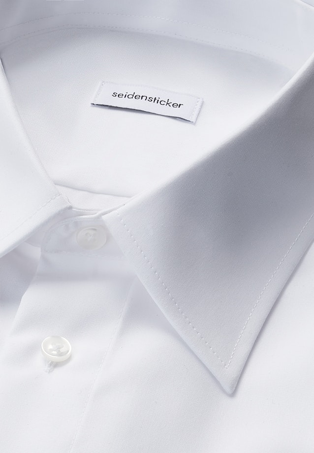 Regular Chemise de pilote Uni in Blanc |  Seidensticker Onlineshop