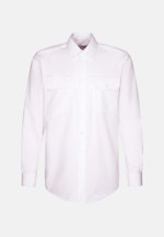 Regular Chemise de pilote Uni in Blanc |  Seidensticker Onlineshop