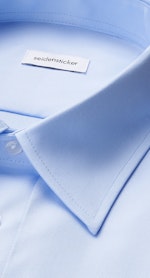 Regular Pilotenhemd Uni in Hellblau |  Seidensticker Onlineshop