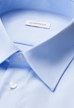 Regular Chemise de pilote Uni in Bleu Clair |  Seidensticker Onlineshop