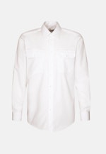 Chemise De Pilote Regular Manche Longue Classique in Blanc |  Seidensticker Onlineshop