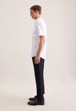 Regular Pilotenhemd Uni in Weiß |  Seidensticker Onlineshop