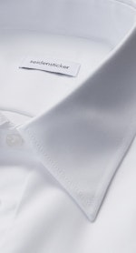 Regular Pilotenhemd Uni in Weiß |  Seidensticker Onlineshop