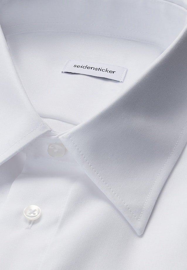 Regular Chemise de pilote Uni in Blanc |  Seidensticker Onlineshop