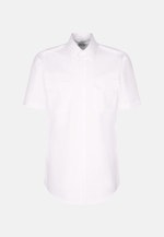 Regular Chemise de pilote Uni in Blanc |  Seidensticker Onlineshop