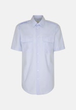 Regular Pilotenhemd Uni in Hellblau |  Seidensticker Onlineshop