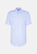 Regular Pilotenhemd Uni in Hellblau |  Seidensticker Onlineshop