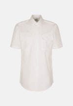 Chemise De Pilote Regular Manche Courte Classique in Blanc |  Seidensticker Onlineshop