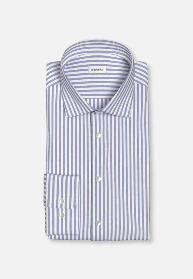 Regular Business shirt Stripes in Light Blue |  Seidensticker Onlineshop
