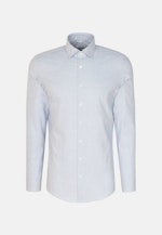 Chemise en flanelle Shaped Flanelle Col Kent in Bleu Clair |  Seidensticker Onlineshop