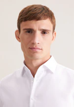 Shaped Business shirt Uni in White |  Seidensticker Onlineshop