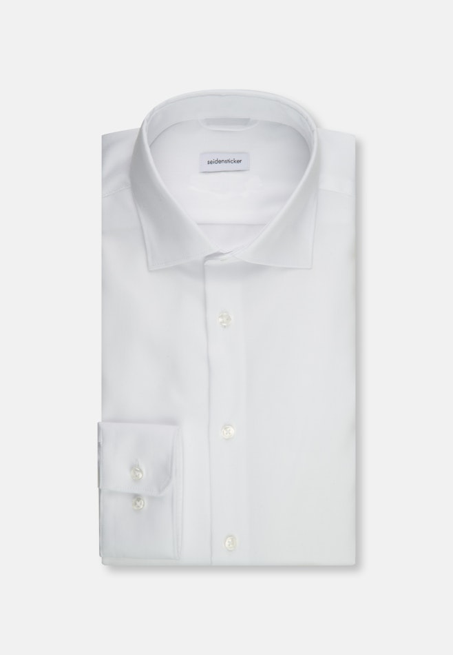 Shaped Chemise d'affaires Uni dans Blanc | Boutique en ligne Seidensticker