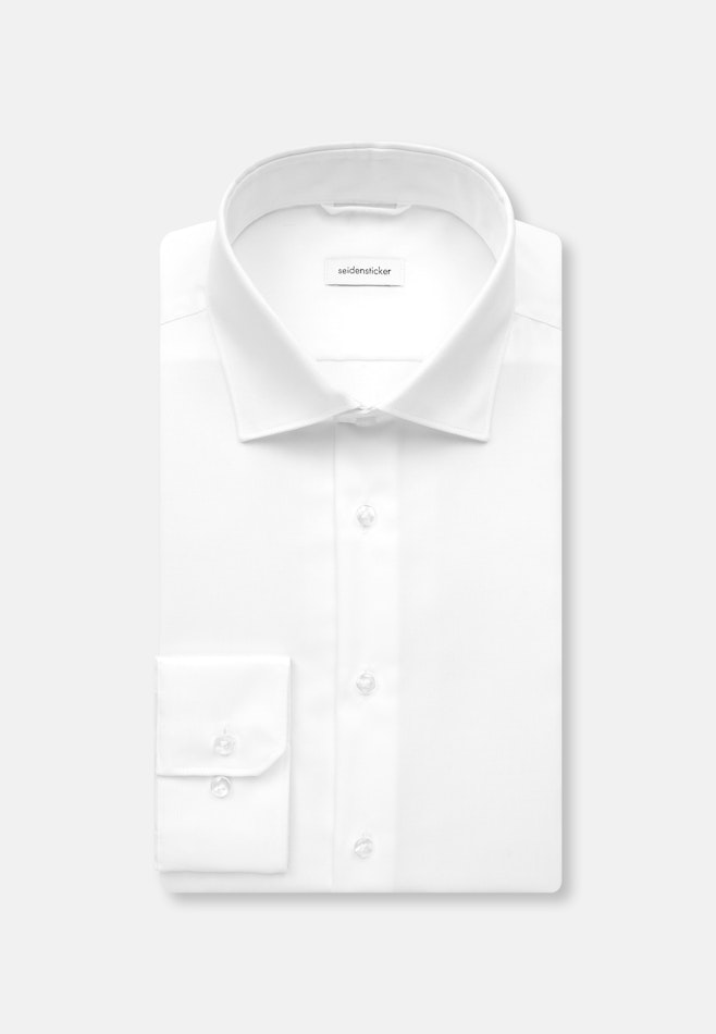 Shaped Business Hemd Uni in Weiß | Seidensticker Onlineshop