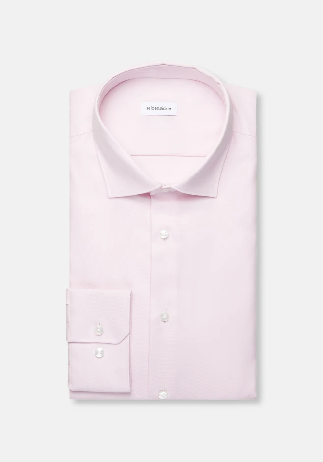 Shaped Business Hemd Uni in Rosa | Seidensticker Onlineshop