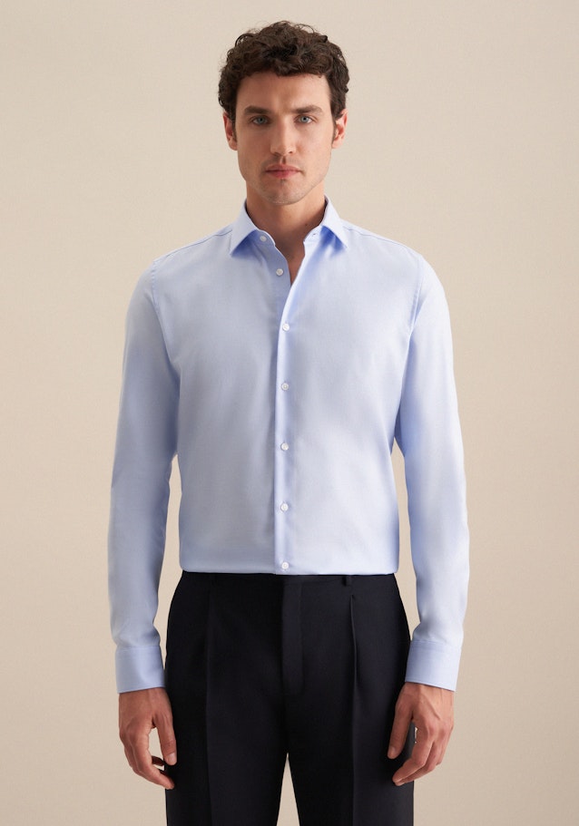 Shaped Business Hemd Uni in Hellblau | Seidensticker Onlineshop
