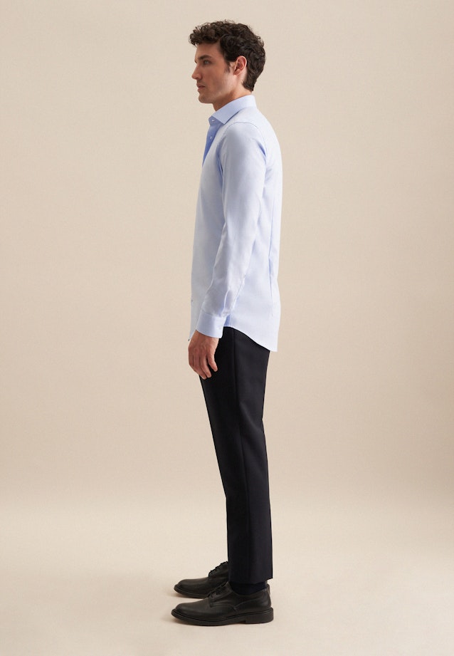 Shaped Chemise d'affaires Uni in Bleu Clair |  Seidensticker Onlineshop