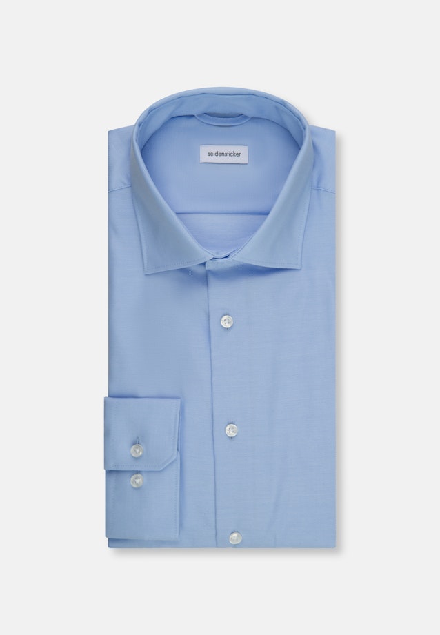 Shaped Chemise d'affaires Uni in Bleu Clair |  Seidensticker Onlineshop