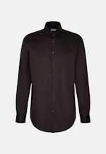 Regular Business shirt Uni in Schwarz |  Seidensticker Onlineshop