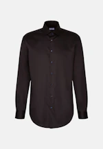 Regular Business shirt Uni in Schwarz |  Seidensticker Onlineshop