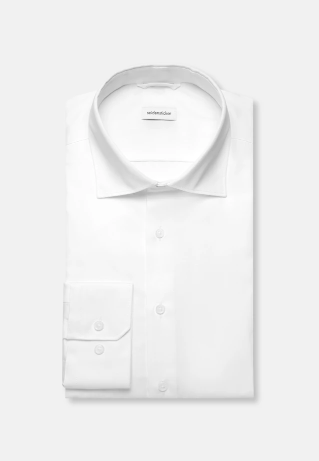 Regular Business shirt Uni in White |  Seidensticker Onlineshop