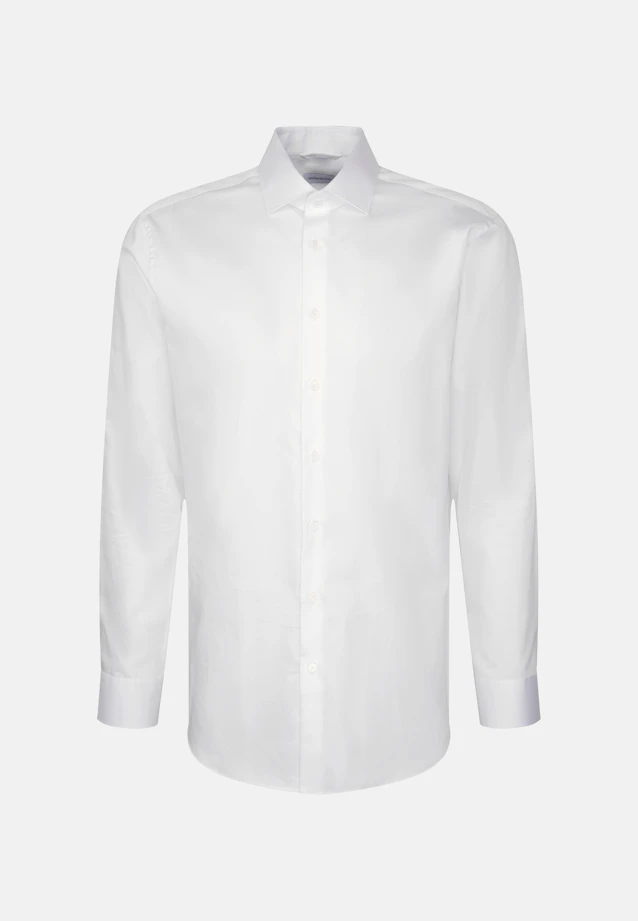 Regular Business shirt Uni in White |  Seidensticker Onlineshop
