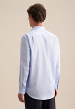 Regular Chemise d'affaires Uni in Bleu Clair |  Seidensticker Onlineshop