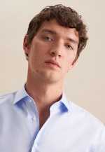 Regular Chemise d'affaires Uni in Bleu Clair |  Seidensticker Onlineshop