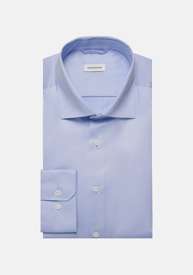 Regular Chemise d'affaires Uni in Bleu Clair | Seidensticker Onlineshop