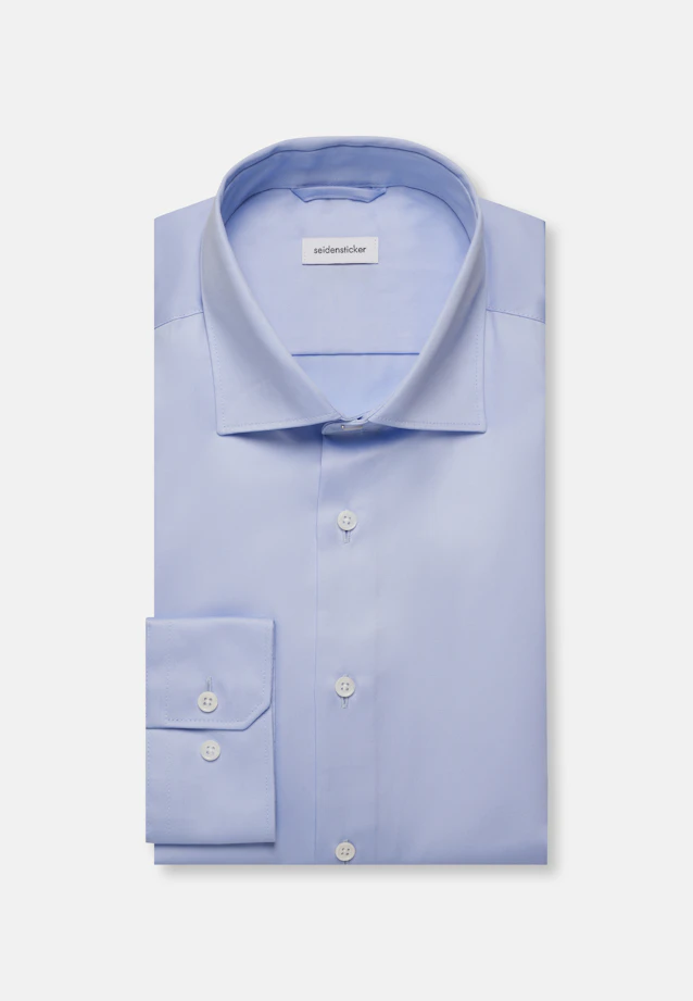Regular Chemise d'affaires Uni in Bleu Clair |  Seidensticker Onlineshop