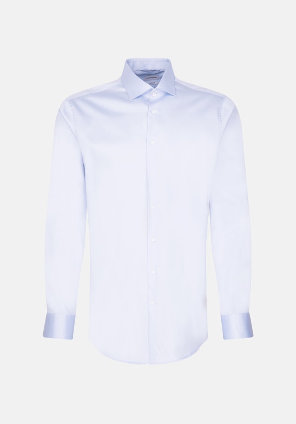 Regular Chemise d'affaires Uni in Bleu Clair | Seidensticker Onlineshop