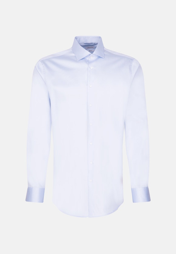 Regular Chemise d'affaires Uni in Bleu Clair |  Seidensticker Onlineshop