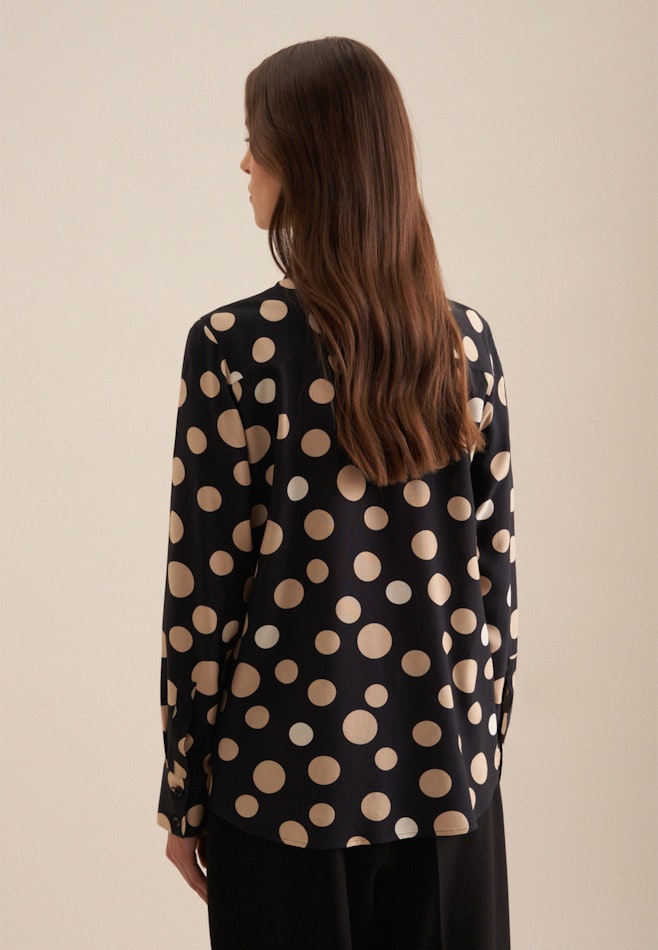 Hemdbluse Druck in Schwarz | Seidensticker Onlineshop