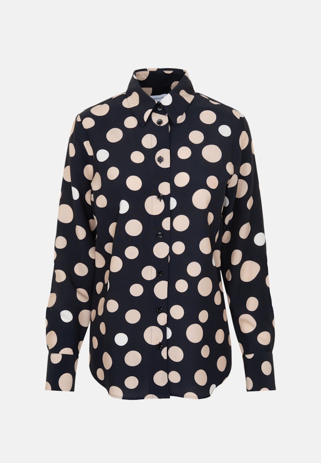 Shirt Blouse Print in Black |  Seidensticker Onlineshop