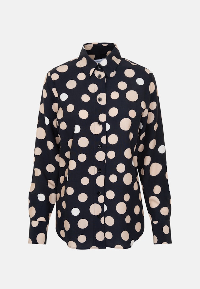 Krepp Shirtblouse in Zwart |  Seidensticker Onlineshop