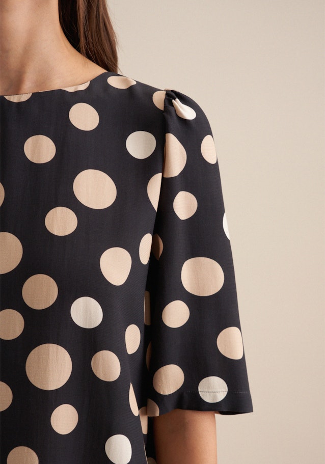 Kleid Druck in Schwarz | Seidensticker Onlineshop