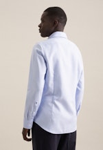 Non-iron Structure Business Shirt in X-Slim with Kent-Collar in Light Blue |  Seidensticker Onlineshop