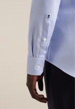 Chemise Business X-Slim Structuré Col Kent in Bleu Clair |  Seidensticker Onlineshop