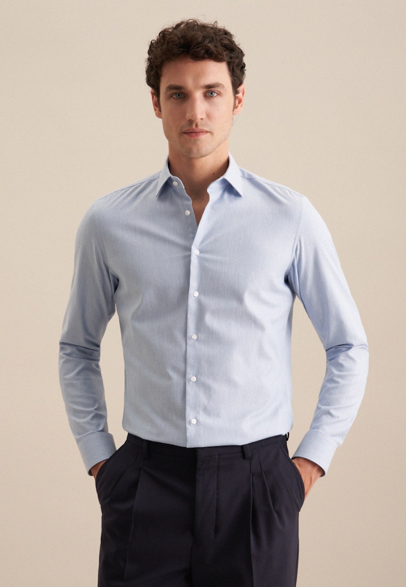 Chemise en flanelle Slim Flanelle Col Kent